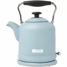 75025-u-b Haden Highclere 1.5 Liter Vintage Cordless Electric Tea Pot Kettle Blue Used