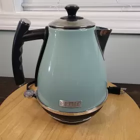 79231380 Haden Cotswold 1.7l Stainless Steel Electric Cordless Kettle - Aqua Blue
