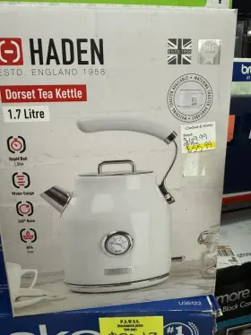 84675366 Haden Dorset 1.7l Stainless Steel Electric Kettle - Ivory
