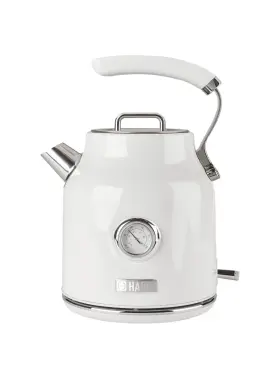 Hk01001-us Haden Dorset Stainless Steel Electric Tea Kettle 6 Cup Rapid Boil Ivory White