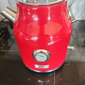 Hko1001 Haden Dorset 1.7 Liter 7-cup Stainless Steel Electric Kettle Red Color