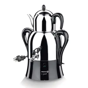 A341-14 Hakan Korkmaz Caykolik Stainless Steel Samovar Upper Pot 1.1 L 37.1 Oz