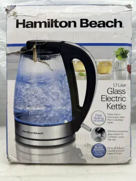 40864g Hamilton Beach Temperature-control Electric Glass Kettle 1.7 Liter Capacity