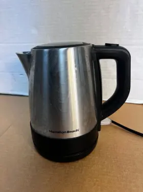 5965 Hamilton Beach 1l Cordless Electric Kettle Tea Coffee Pot Brushed Stainless