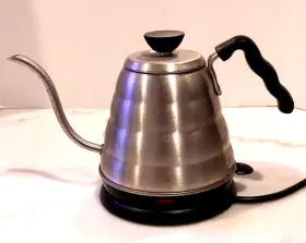 Evkb-80u Hario V60 Inch Buono Electric Gooseneck Drip Kettle 800ml Silver