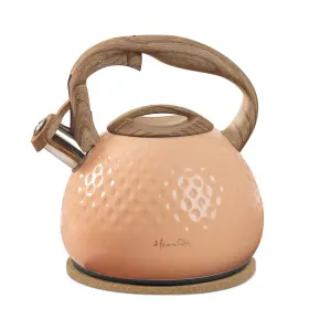 Hcxh2024 Harriet Tea Kettle Pot For Stovetop 2.5 Quart Whistling With 5-layers Bottom