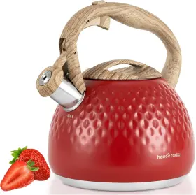 Tp01-classic Hauce Radio Tea Kettle 2.5 Quart Stovetop Kettles Loud Whistle Food Grade Stainless Stee