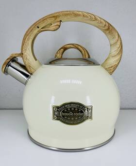 Hauce Radio Tp03-milky Tea Kettle Stovetop 2.7 Quart Stainless Steel Whistling Teapot