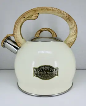 Tp03-milky Hauce Radio Tea Kettle Stovetop 2.7 Quart Stainless Steel Whistling Teapot