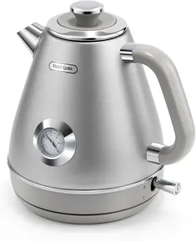 Hazel Quinn 800689646199 Vintage Electric Kettle - 1.7l/57.5oz Tea With Thermometer