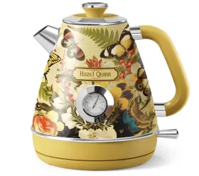 Psdxsh002g10a Hazel Quinn 1.7 L Retro Floral Painted Electric Kettle - 1200 W