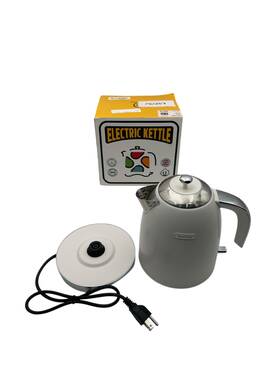 Hazel Quinn Uxsh008 Electric Kettle 1.7l Stainless Steel Fast Boil Pearl White