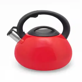 425r Hd 3 Quart Red Stainless Steel Tea Kettle