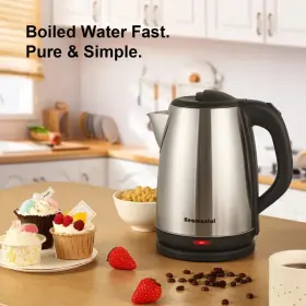 Hiketleletric2ls01 Heamantol Electric Kettle 1.8l Stainless Steel Auto Shut-off Bpa Free 700w Water Heate
