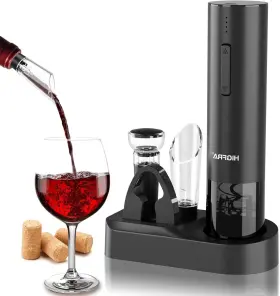 H39354d-c001850347 Higfra Electric Wine Opener Gift Set Rechargeable Small Mini Bottle