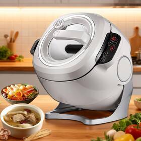 Hjgjywlq B0g42b77fy 2000w Commercial Food Processor And Automatic Cooker With 6l Stainless Steel Pot