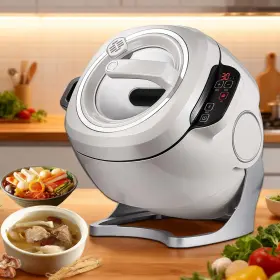 B0g42b77fy Hjgjywlq 2000w Commercial Food Processor And Automatic Cooker With 6l Stainless Steel Pot