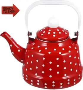 Hoceium 711181221381 1.8quart Vintage Enamel Tea Kettle Stovetop For Kitchen Small Pot Stove