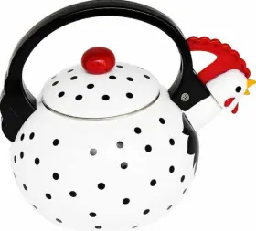 Sh1239 Home-x Leghorn Rooster Whistling Tea Kettle
