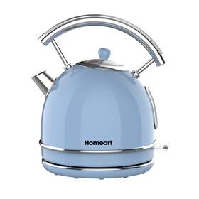 Homeart Jk-116c Alyssa Dome Retro Electric Cordless Kettle - Stainless Steel With Removable F