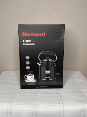 Jk148 Homeart Chelsea Electric Kettle - Auto Shut-off 1.7l Capacity 1500 Watts Blk