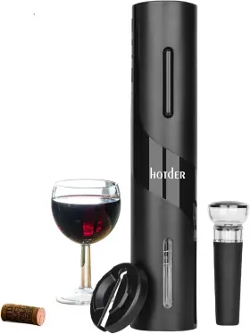 Usmd101g Hotder Electric Wine Opener Battery Operated Bottle 1 Pack Black