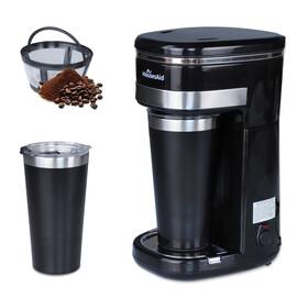 Housesaid Yd-001 Coffee Machine Single Serve Maker One Cup Small Black