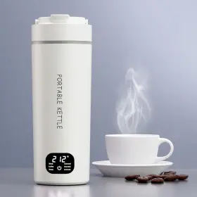 Lw-k09 Howdianqy Dual Voltage Portable Electric Kettle Travel Hot Water For Tea Coffee 6 Temper