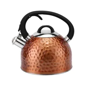 Hrhongrui 736961409070 Copper Tea Kettle Stainless Steel Teapot Whistling Unique Butto