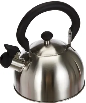 610415 Ibili Whistling Kettle Silver/black 1.5 Litre
