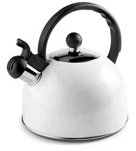 Ibili 610425b Cafeteria Silbante 2.5l Whistling Kettle Brand New White