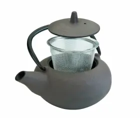 Ibili 759284675953 Cast Iron Laos Teapot 0.3 Litres Enamel Interior Induction Safe