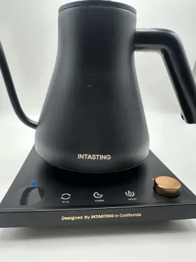 Ek-018 Intasting 0.9l Gooseneck Electric Kettle Temp Control Timer Keep Warm Black