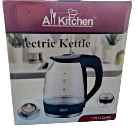 Intertek Hhb1749a-1 Electric Water Kettle - Glass Tea Fast Boiling 1.7l 1100w