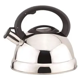 J&v Textiles 618718343526 Stainless Steel Whistling Tea Kettle 3-quart Silver