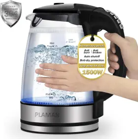 Janehome 313103540589 Plaman Electric Kettle Temperature Control - Keep Warm Hot Water Boiler Double