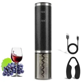 Kpq-tm01 Jxavo Electric Wine Opener Rechargeable Bottle 7 4.5cm Black