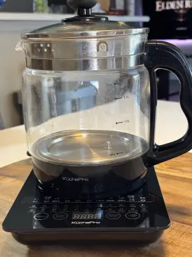Kpys1800 K Chepro Multi-function Electric Glass Kettle Led Touch Panel 1.8l