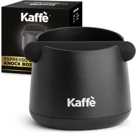 Kfkb01 Kaff Kaffe Knock Box Espresso 6 Inch X4 - Shock Absorbent Matte Black