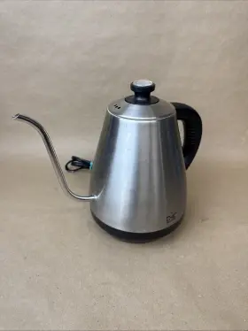 111026 Kalorik Precision 1l Kettle Gooseneck Spout Stainless Steel Coffee Tea Pour Over