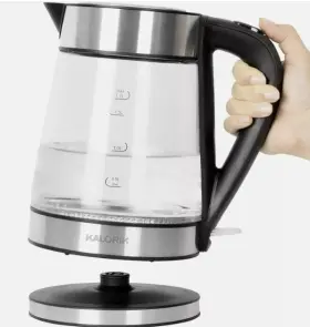 Sdebfg245254 Kalorik 1.7l Rapid Boil Electric Kettle With Blue Led In Stainless Steel