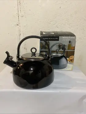 1146k Kamenstein Whistling Tea Kettle Bouilloire A Sifflet 2.5 Qt