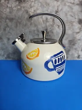 865101 Kate Spade New York 882864647092 Vintage And Lenox Tea Kettle Pretty Pantry 2.5 Quart