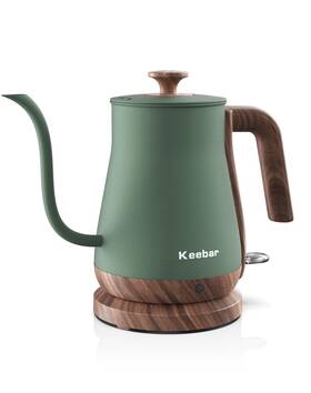 Keebar B0bysjtp1f Gooseneck Electric Kettle 0.8l Stainless Steel Pour Over Tea Pot