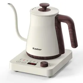 Xh-ysh21c-w Keebar Electric Kettles 1000w Gooseneck Kettle With 6 Temperature Control