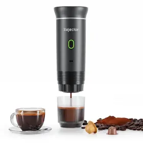 Kejector 717073821035 Portable Battery Coffee Maker Espresso Machine 20 Bar Nano Car Gray