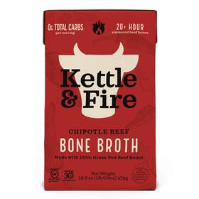 Kettle And Fire 2405942 Chipotle Beef Bone Broth 16.9 Oz