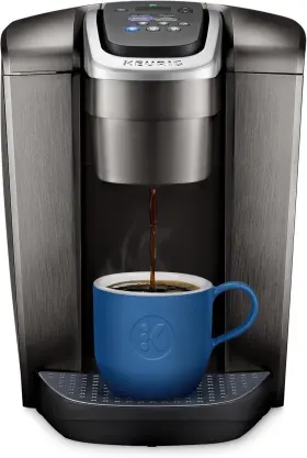 Keurig 611247369425 K-elite Single Serve K-cup Pod Coffee Maker With Brushed Slate