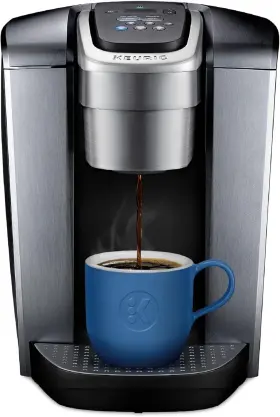 Keurig 611247369449 K-elite Single Serve K-cup Pod Coffee Maker With Brushed Silver