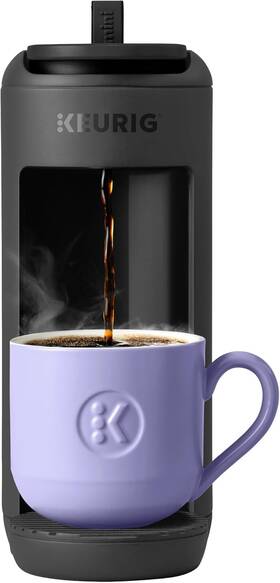 Keurig 611247405772 K-mini Mate Single Serve K-cup Pod Coffee Maker Brews Up Small Black